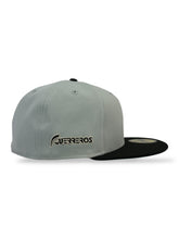 Load image into Gallery viewer, 59Fifty Guerreros de Oaxaca Liga Mexicana 2-Tone Snow Grey/Black - Green UV

