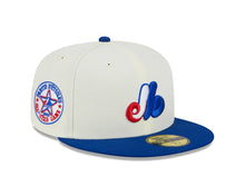 Load image into Gallery viewer, 59Fifty Montreal Expos Retro 1982 All Star Game 2-tone White/Royal - Gray  UV
