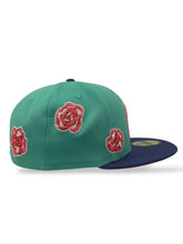 Load image into Gallery viewer, 59Fifty LMB x NEWERAMX  Diablos Rojos del Mexico 2T Roses Clear Mint/Orchid - Rose UV
