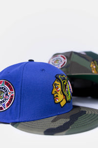 59Fifty NHL Chicago Blackhawks 1991 All-Star Game 2-Tone Indigo/Woodland Camo - Grey UV