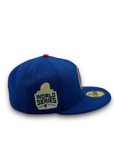 59Fifty Chicago Cubs 2016 World Series Royal Blue - Icy Blue UV