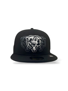 59Fifty New Era Chicago Bears "Tri-Hit" Black/White Fitted Hat - Gray UV