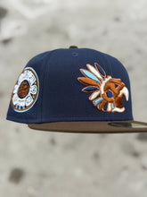 Load image into Gallery viewer, [El Hijo Del Pueblo v1.1] 59Fifty Guerrero Azteca 2-Tone Navy/Walnut - Grey UV
