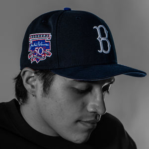 59Fifty Brooklyn Dodgers Jackie Robinson 50th "Homage to Heritage" - Grey UV by @vitalchinatown