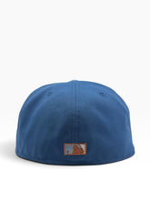 Load image into Gallery viewer, [Indigo Cubs 150th] 59Fifty Chicago Cubs 150th Anniversary Indigo Blue/Black  - Sky Blue UV
