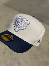 Load image into Gallery viewer, [ICEMAN BEARS] 59Fifty Chicago Bears "Monsters of the Midway" 2-Tone Stone/Navy - Sky Blue UV
