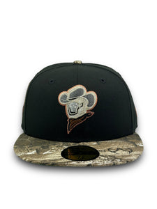 [EL RANCHERO] 59Fifty MiLB Sugar Land Space Cowboys  2-Tone Black/Real Tree Edge - Green UV by @SLG.FITTEDZ