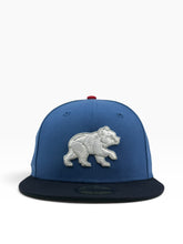 Load image into Gallery viewer, 59Fifty Chicago Cubs N.L.  2-Tone Indigo/Navy - Green UV
