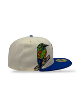 Load image into Gallery viewer, 59Fifty New Era San Diego Padres MLB City Element El Salvador White/Blue Fitted Hat - Green UV
