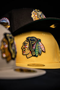 59Fifty NHL Chicago Blackhawks “Tomahawk” [A Gold] - Grey UV