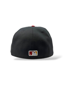 59Fifty New Era San Diego Padres MLB City Element Dominican Republic White/Graphite Fitted Hat - Dark Yellow UV