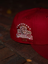 Load image into Gallery viewer, [BRICK RED CUBS] 59Fifty Chicago Cubs 1990 All-Star Game - Misty Morning UV
