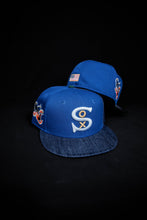 Load image into Gallery viewer, 59Fifty Chicago White Sox Interleague 2-Tone - Gray UV [DENIM SOX] by @bluebrims
