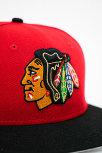 59Fifty NHL Chicago Blackhawks "HOME" 2-Tone - Grey UV