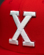 Load image into Gallery viewer, [BHM 2026] 59Fifty Cuban X Giants Negro League 100th Anniversary Front Door Red/Scarlet - Green UV
