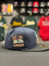 Load image into Gallery viewer, Burdeens x @Clue.Chicago [OUT THE CONCRETE] 59Fifty 2-Tone Navy/Black - Grey UV

