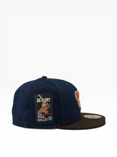 Load image into Gallery viewer, [Denim Cubs] 59Fifty Chicago Cubs Be Alert Denim/Burnt Wood - Grey UV
