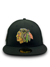 Load image into Gallery viewer, 59Fifty NHL Chicago Blackhawks &quot;Chicago Stadium&quot; Black - Grey UV
