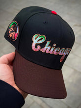 Load image into Gallery viewer, *PRE-ORDER ARRIVES EARLY JUNE 2026* [WBC WHITE SOX] 59Fifty Chicago White Sox 2-Tone Black/Burnt Wood  - Green UV
