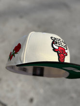 Load image into Gallery viewer, [STILL ROSE 2T] 59Fifty Chicago Bulls "Rose" Chrome/Black - Green UV
