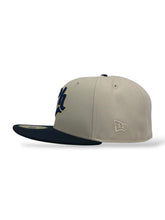 Load image into Gallery viewer, 59Fifty Charros de Jalisco Liga Mexicana 2-Tone Stone/Navy - Grey UV
