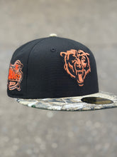 Load image into Gallery viewer, [RTE BEARS] 59Fifty Chicago Bears 2000 Draft 2T Black/Real Tree Edge - Green UV
