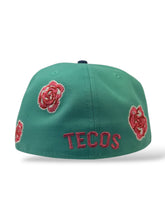 Load image into Gallery viewer, 59Fifty LMB x NEWERAMX Tecolotes de Los Dos Laredos 2T Roses Clear Mint/Orchid - Rose UV
