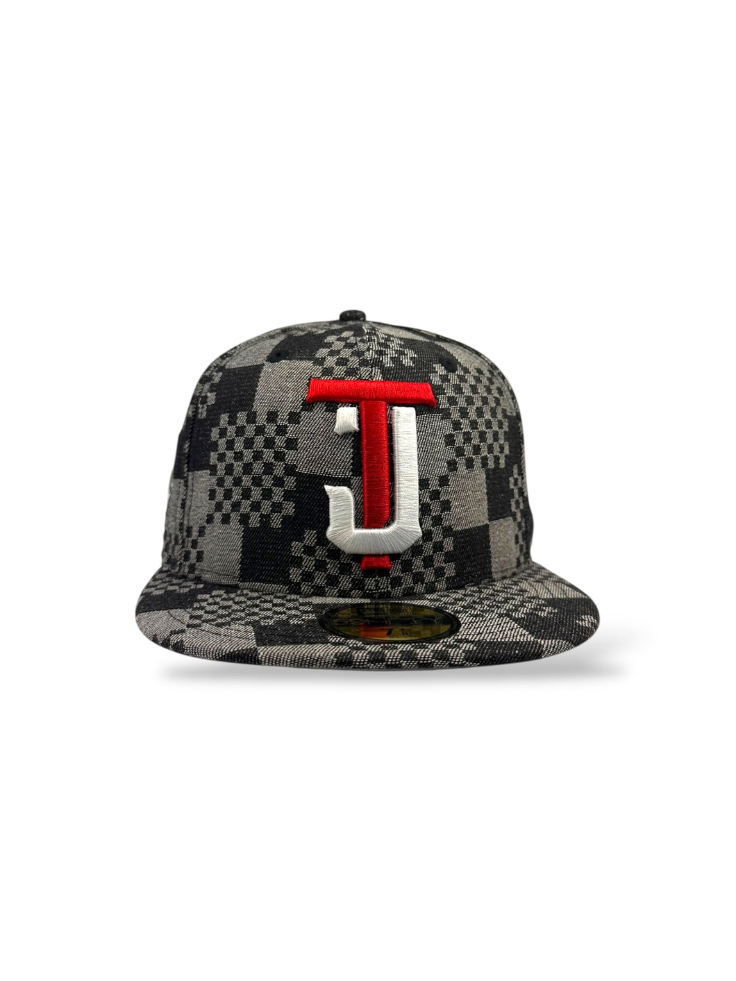 59Fifty Toros de Tijuana Liga Mexicana de Beisbol Patterned Denim - Grey UV