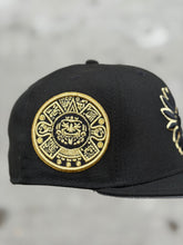 Load image into Gallery viewer, [MEXICO DE ORO V.3] 59Fifty Mexico "El Guerrero" Black - Storm Grey Suede UV
