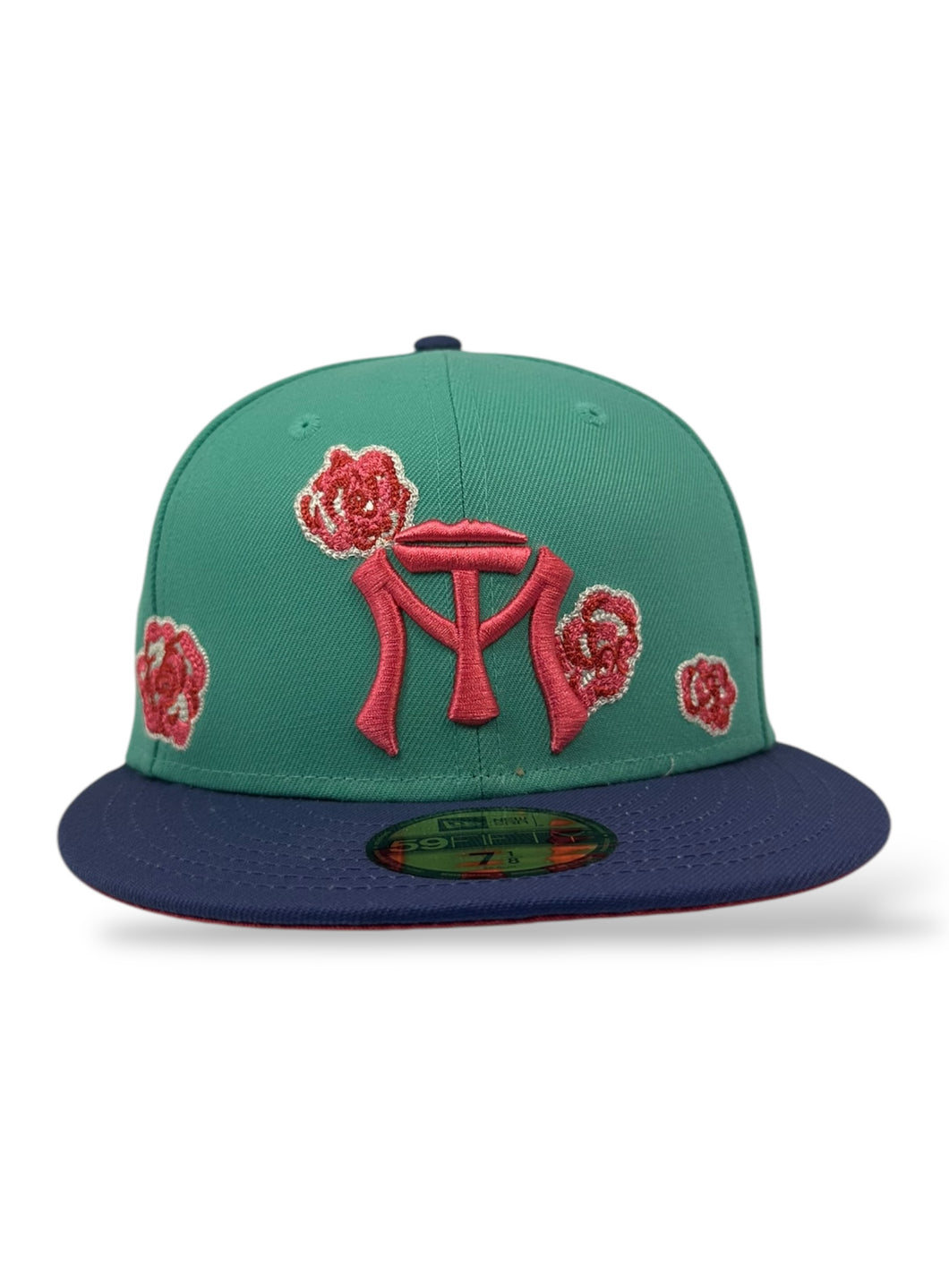 59Fifty LMB x NEWERAMX  Sultanes de Monterrey 2T Roses Clear Mint/Orchid - Rose UV