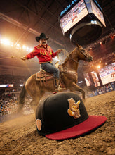 Load image into Gallery viewer, [EL REY DEL JARIPEO] 59Fifty Chicago Cubs 2T Black/Cardinal Red - Sky Blue UV
