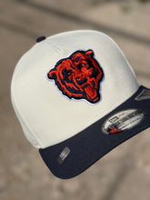 Load image into Gallery viewer, 9Fifty A-Frame Snapback Chicago Bears Chrome/Navy - Green UV
