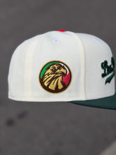 Load image into Gallery viewer, [VISITANTE] 59Fifty Los Angeles Dodgers Script 2-Tone Chrome Whit/Dark Green - Grey UV
