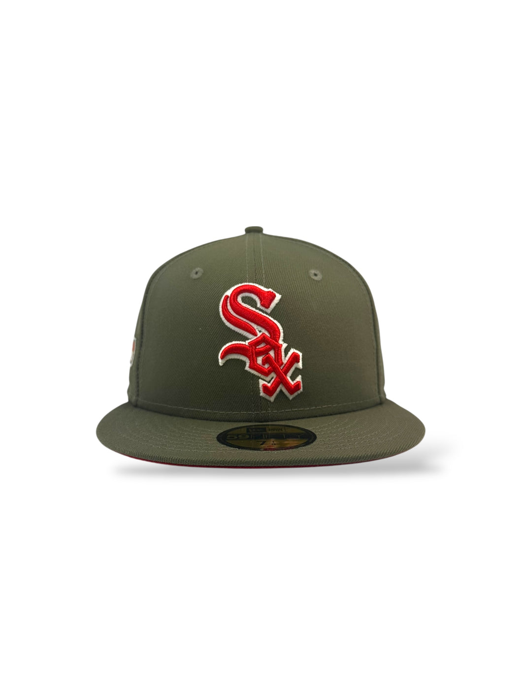 59Fifty Chicago White Sox 2005 World Series Olive Green - Red UV