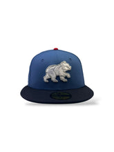 Load image into Gallery viewer, 59Fifty Chicago Cubs N.L.  2-Tone Indigo/Navy - Green UV
