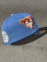 Load image into Gallery viewer, [Indigo Cubs 150th] 59Fifty Chicago Cubs 150th Anniversary Indigo Blue/Black  - Sky Blue UV
