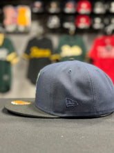 Load image into Gallery viewer, Burdeens x @Clue.Chicago [OUT THE CONCRETE] 59Fifty 2-Tone Navy/Black - Grey UV
