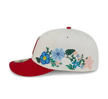 Load image into Gallery viewer, 59Fifty Los Angeles Angels New Era Chrome 2T Tonal Floral Pre Curved Fitted Hat - Green UV

