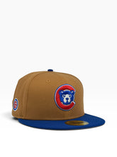 Load image into Gallery viewer, 59Fifty New Era Chicago Cubs Deceptor Logo 2-Tone Light Bronze/Royal - Gray UV
