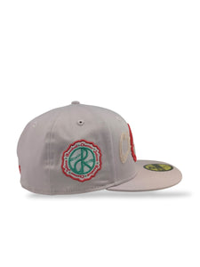 59Fifty LMB x NEWERAMX Charros de Jalisco Wordmark Pink - Coral UV