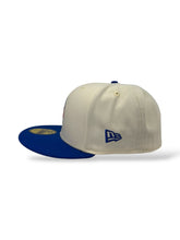 Load image into Gallery viewer, 59Fifty New Era San Diego Padres MLB City Element El Salvador White/Blue Fitted Hat - Green UV
