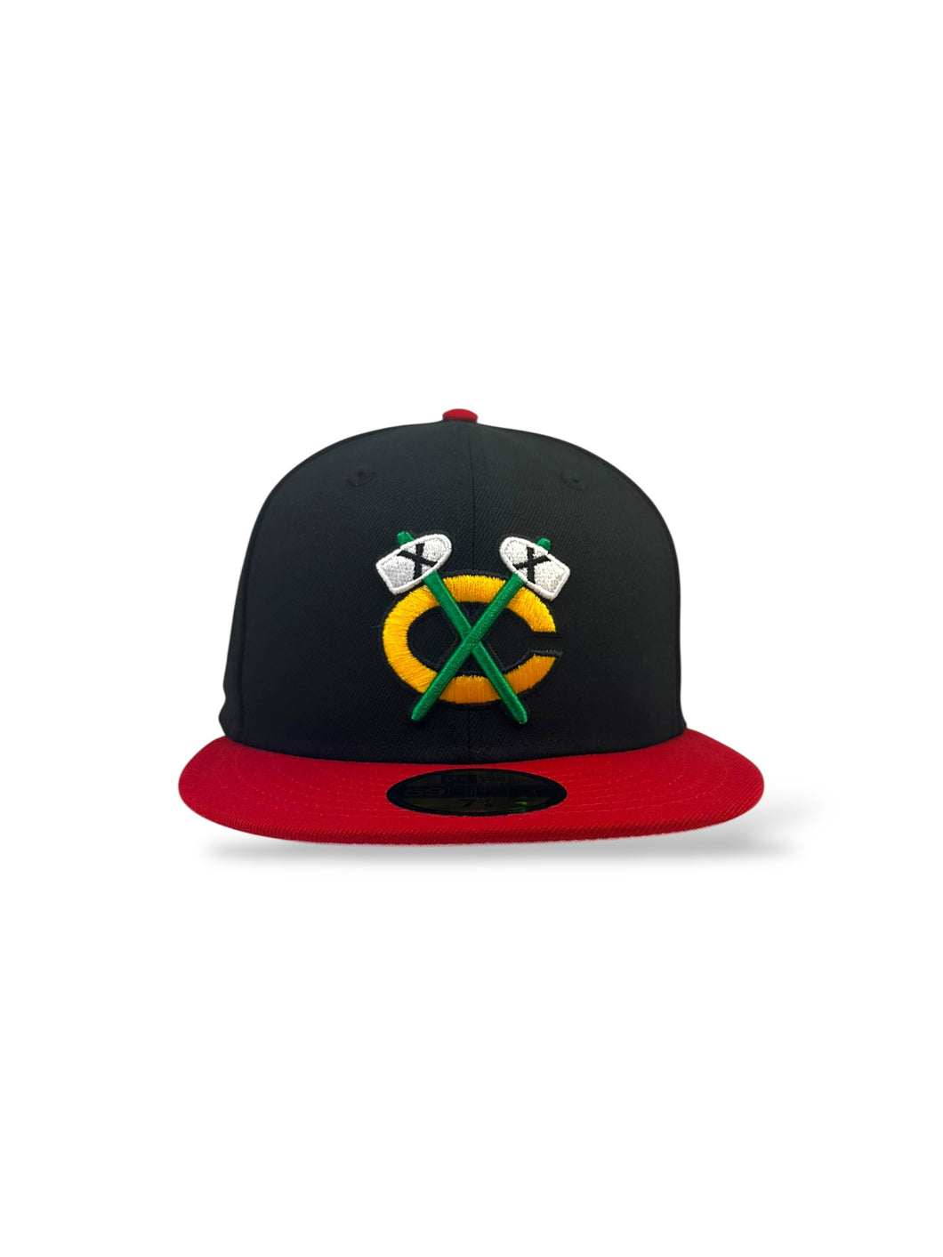 [TOMAHAWK] 59Fifty NHL Chicago Blackhawks 1991 All-Star Game 2-Tone Black/Scarlet - Pink UV