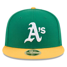 Load image into Gallery viewer, 59Fifty Oakland Athletics Green 2025 Hall of Fame Fitted Hat - Green UV
