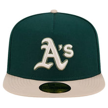 Load image into Gallery viewer, 59Fifty Canvas A-Frame Oakland Athletics 40th Anniversary 2-Tone - Grey UV
