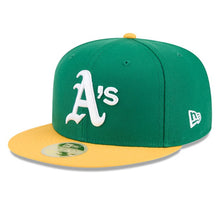 Load image into Gallery viewer, 59Fifty Oakland Athletics Green 2025 Hall of Fame Fitted Hat - Green UV
