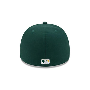 59Fifty A-Frame Oakland Athletics Green Barbed Wire Pre Curved Fitted Hat - Gray UV