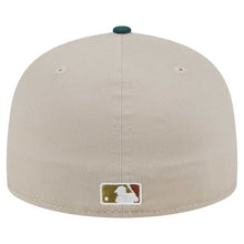 Load image into Gallery viewer, 59Fifty Oakland Athletics New Era Lifestyle Tree Bark Fill Fitted Hat - Gray UV
