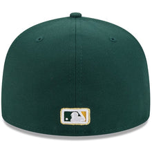 Load image into Gallery viewer, 59Fifty Oakland Athletics Dark Green 2025 59FIFTY Day Fitted Hat - Gold UV
