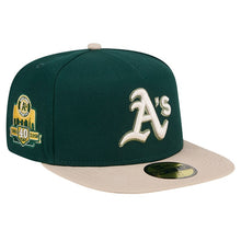 Load image into Gallery viewer, 59Fifty Canvas A-Frame Oakland Athletics 40th Anniversary 2-Tone - Grey UV

