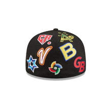 Load image into Gallery viewer, 59Fifty New Era All Over World Baseball Classic Black - Grey UV
